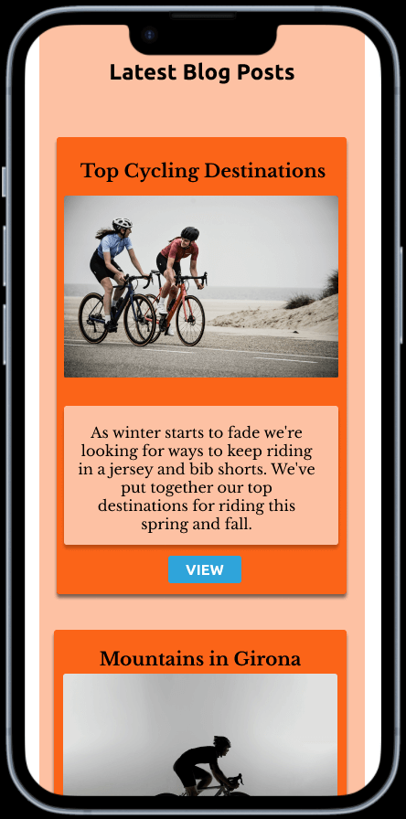 Image of Ride On! blog project